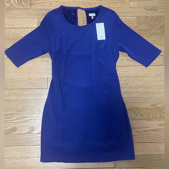 NWT - TOBI Cobalt Blue Open Back Shift Mini Party Summer Dress / Size M - Picture 1 of 10